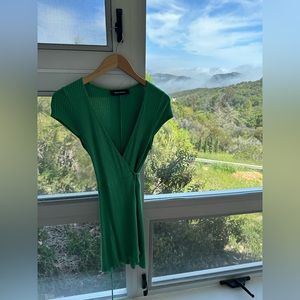 Reformation wrap dress